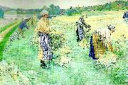 Carl Larsson kalle sundgren oil painting on canvas
